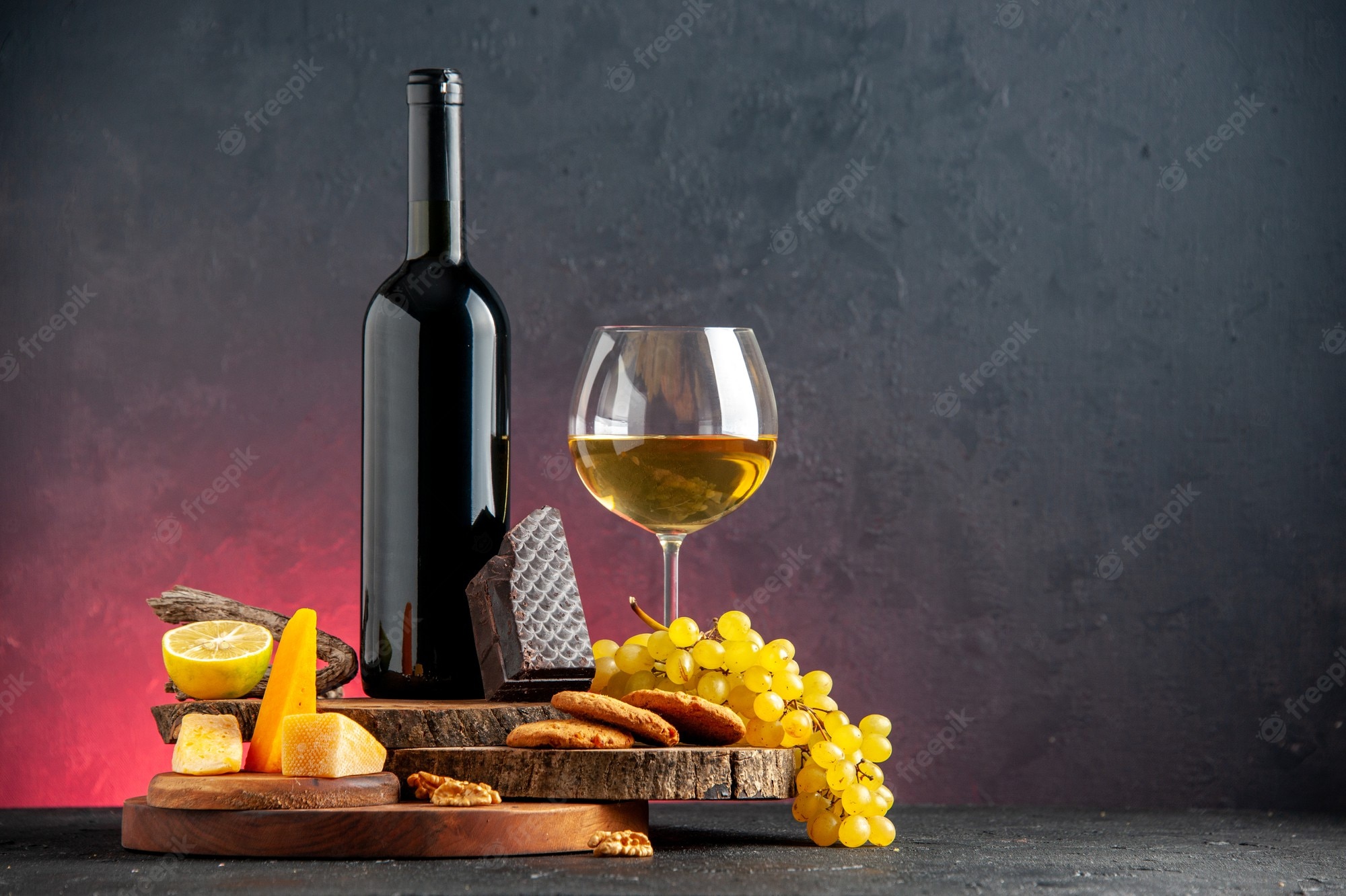 Wine And Cheese Background