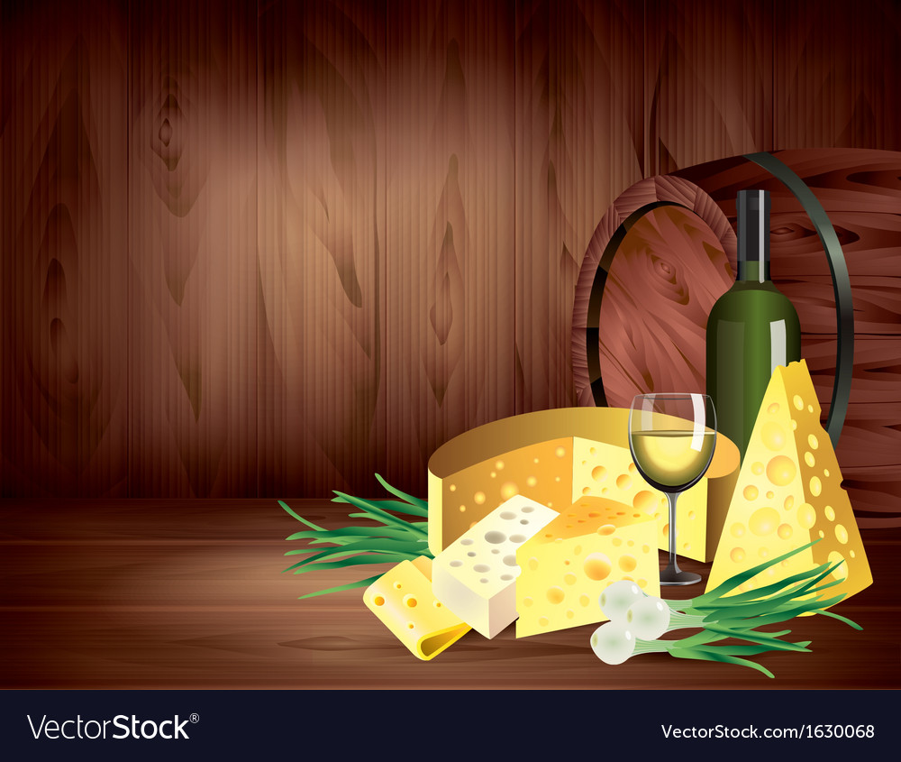 Wine And Cheese Background