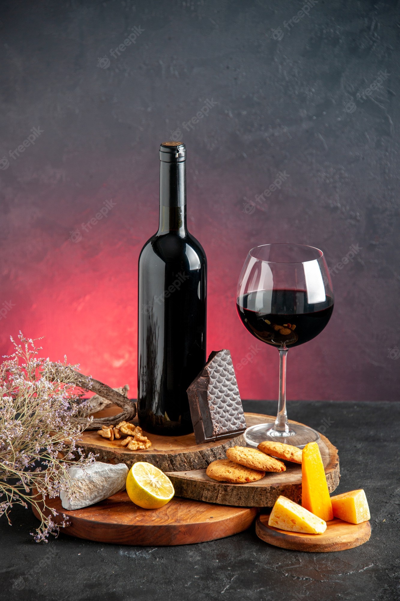 Wine And Cheese Background