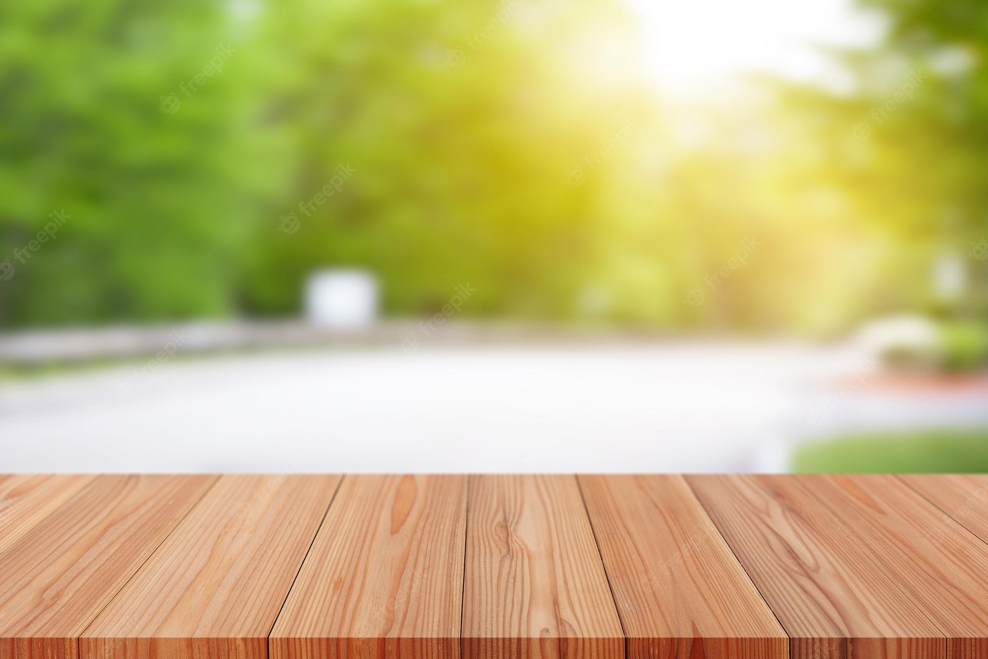 Wood Table Background